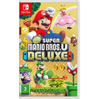 New Super Mario Bros. U Deluxe، سويتش لايت‎/‎ لعبة سويتش، أكشن ومغامرة بطاقة ألعاب