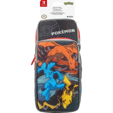 HORI Pokemon Adventure Pack, Sling Bag, for Nintendo Switch V2/Switch - OLED/Switch Lite, Black