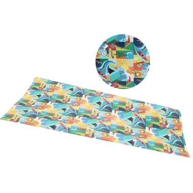 The Gift Wrap Company Gift Wrapping Paper Roll, Campy, 5.00 ft ( 1.52 m )X 30.00 in ( 76.20 cm )