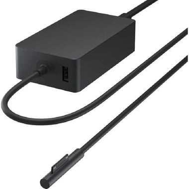 Microsoft Surface Power Adapter, 127 Watts, Single USB, Black