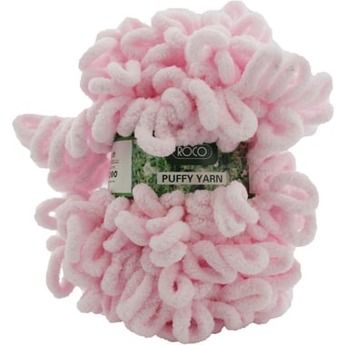 Roco Puffy Yarn, 100 Grams, Pink