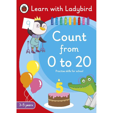Count from 0 to 20: A Learn with Ladybird Activity Book, 3-5 Years