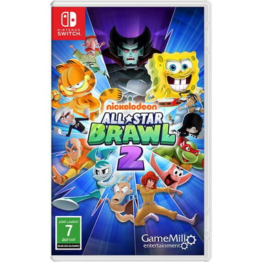 Nickelodeon All-Star Brawl 2, Switch/Switch Lite (Games), Action & Adventure, Game Card