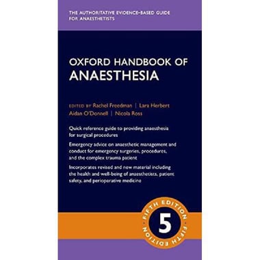 Oxford Handbook of Anaesthesia، 5th Edition (Oxford Medical Handbooks)