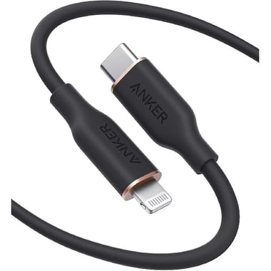 Anker PowerLine III Flow USB-C to Lightning Sync & Charge Cable, 1.80 m ( 5.91 ft ), Black