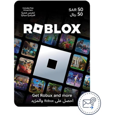 روبلوكس 50 ريال Play Gift Code (Delivery by Email)، كود رقمي السعودية