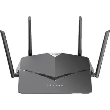 D-Link DIR-2640 Wireless Router, up to 2600 Mbps, Dual Band (2.4 GHz/5 GHz), Wireless AC (802.11ac), 4 Port (LAN)/Single Port (WAN), 4 Port (GbE-LAN)/Single Port (GbE-WAN), Black