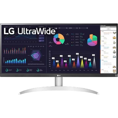 ال جي UltraWide 29 بوصة، شاشة عرض، LED، دقة 1080 بيكسل، 100‎ هرتز، (5 مللي في الثانية (جي تي جي، سماعة مدمجة، أبيض‎/‎أسود