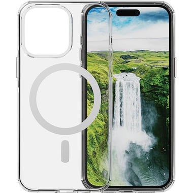 DBRAMANTE1928 Iceland Ultra D3O Back Cover Mobile Case with MagSafe, for iPhone 15 Pro Max, Clear