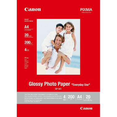Canon Everyday Use Photo Paper, Glossy, White, A4, 200 gsm, 20 Sheets