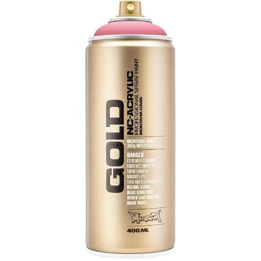MONTANA-CANS Gold NC-Acrylic Spray Paint, Frozen Strawberry, 400.00 ml ( 14.08 oz )
