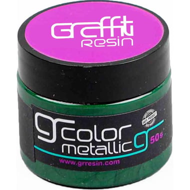 Graffiti Resin Opaque Pigment Concentrate, Plastic Bottle, Metallic Dark Green, 50.00 ml ( 1.76 oz ),