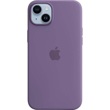 Apple Silicone Back Cover Mobile Case with MagSafe, for iPhone 14, Iris