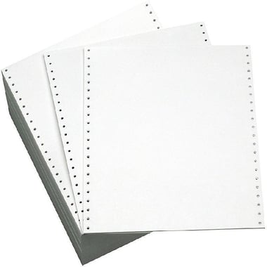 Computer Paper, Plain, White, 9.5" X 11", 80 gsm, 1200 Sheets