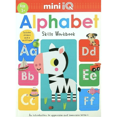 Alphabet Skills Workbook Mini IQ Age 3+