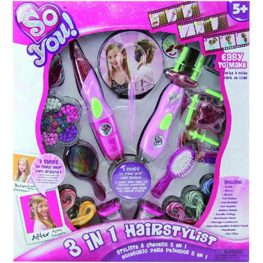 Tasia So You! 3 In 1 Hair Stylist Cosmetics & Fashion Activity Set, English, 5 Years and Above