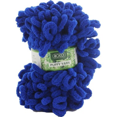 Roco Puffy Yarn, 100 Grams, Dark Blue