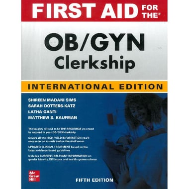 First Aid for The OB/GYN Clerkship، 5th International Edition