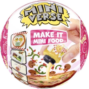 MGA Entertainment Miniverse Make it Mini Foods - Series 2 in PDQ Toy Collectible, Assorted Color, 8 Years and Above