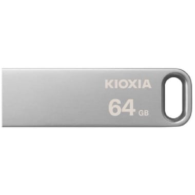 Kioxia TransMemory U366 USB 3.2 (Gen 1) Flash Drive, 64 GB, Silver