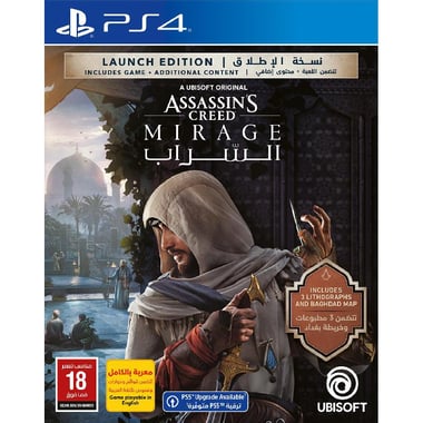Assassin's Creed Mirage - Launch Edition, PlayStation 4 (Games), Action & Adventure, Blu-ray Disc