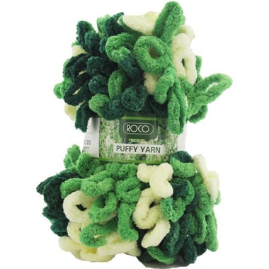 Roco Puffy Yarn, 100 Grams, Light Green