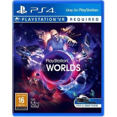 PlayStation VR Worlds, PlayStation 4 (VR Games), Action & Adventure, Blu-ray Disc