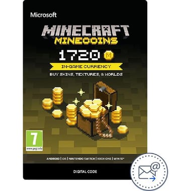 Minecraft 9.99$ Minecoins In-Game Currency (Delivery by eMail), Digital Code (Universal)