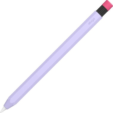 Elago Classic Pencil Case Tablet Stylus Accessory, Lavender Silicone Sleeve, for Apple Pencil 1st Gen