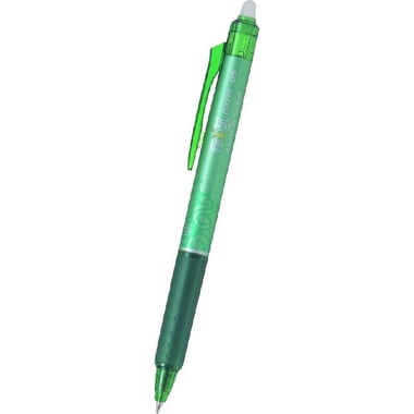 Pilot FriXion Erasable Pen, Green Ink Color, 0.7 mm, Ballpoint,