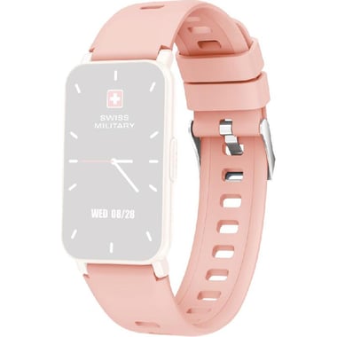 Swiss Military Rhine Fitness Band, Universal for Most Devices, 1.45", IPS Display, Pink