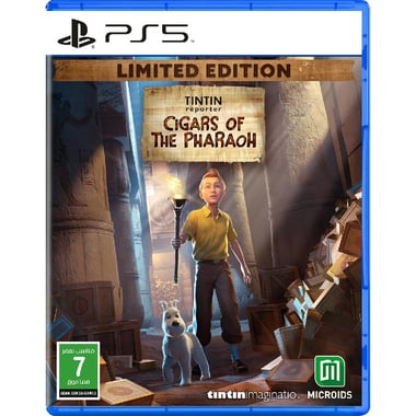 Tintin Reporter: Cigars of the Pharaoh - Limited Edition, PlayStation 5 (Games), Action & Adventure, Blu-ray Disc