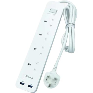 Anker 320 USB Power Strip Power Extension, 4 Outlet;2 USB Port, 1.80 m ( 5.91 ft )