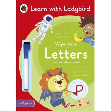 Learn with Ladybird: Letters (Wipe-clean), 3-5 Years - Practise Skills for Schools