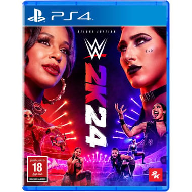 WWE 2K24 - Deluxe Edition, PlayStation 4 (Games), Sports, Blu-ray Disc