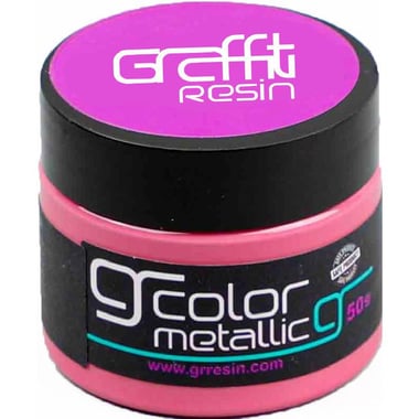 Graffiti Resin Opaque Pigment Concentrate, Plastic Bottle, Metallic Rough Red, 50.00 ml ( 1.76 oz ),