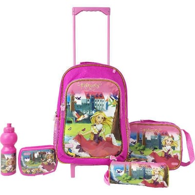 Roco Princess 5-in-1 Value Set Backpack with Accessory, Pink