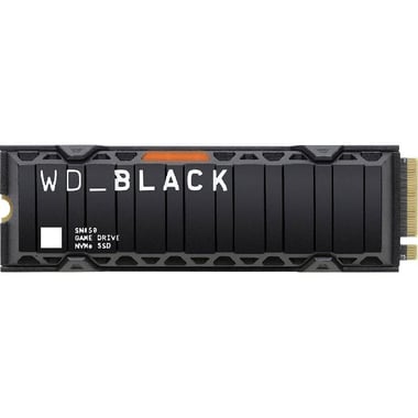 WD Black SN850 NVMe Gen 4 Internal SSD with Heatsink, 2 TB, for PlayStation 5, Black