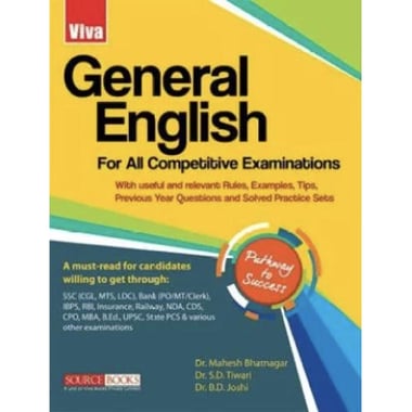 General English for All Competetive Examinations - with Useful and Relevant Rules, Examples, Tips, Previous Year Questions and Solve Practice Sets