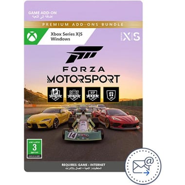 Microsoft Forza Motorsoport Add-on Game Payment and Recharge Card (Delivery by eMail), Digital Code (KSA)