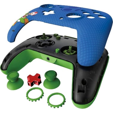 PDP Toad and Yoshi REMATCH Controller, Wired, for Nintendo Switch, Blue/Green