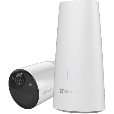 Ezviz BC1-B1 Smart Home Battery-Powered Camera Kit, Wi-Fi, Works with Amazon Alexa/Google Assistant