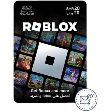روبلوكس 20 ريال Play Gift Code (Delivery by Email)، كود رقمي السعودية