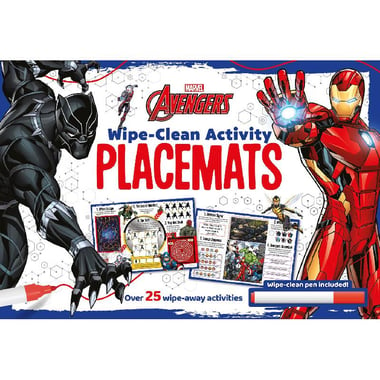Marvel Avengers: Wipe-Clean Activity Placemats