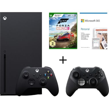 Microsoft 1 TB, Bundle with Forza 5 + ELite Controller + Microsoft Office 365 Personal, Black