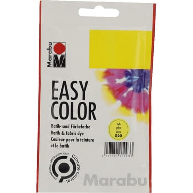 Marabu EasyColor Fabric Dye, Yellow, 25.00 g ( .88 oz ), for Batik and Textile