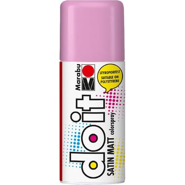 Marabu Do-it Satin Matt, Weatherproof Spray Paint, Pastel Pink, 150.00 ml ( 5.28 oz )