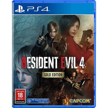 Resident Evil ‎4‎ Remake ‎-‎ Gold Edition، لعبة بلايستيشن 4، أكشن ومغامرة اسطوانة بلوراي