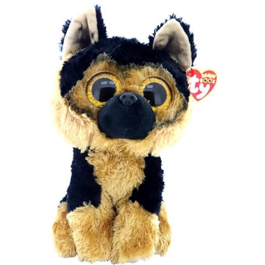 TY Beanie Boos Spirit The German Shepherd Dog Plush Toy, Brown/Black, 3 Years and Above