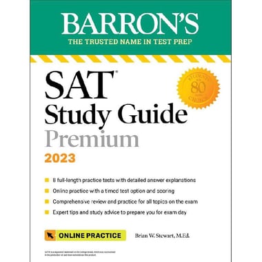 Barron's SAT Study Guide: Premium 2023 - Online Practice
